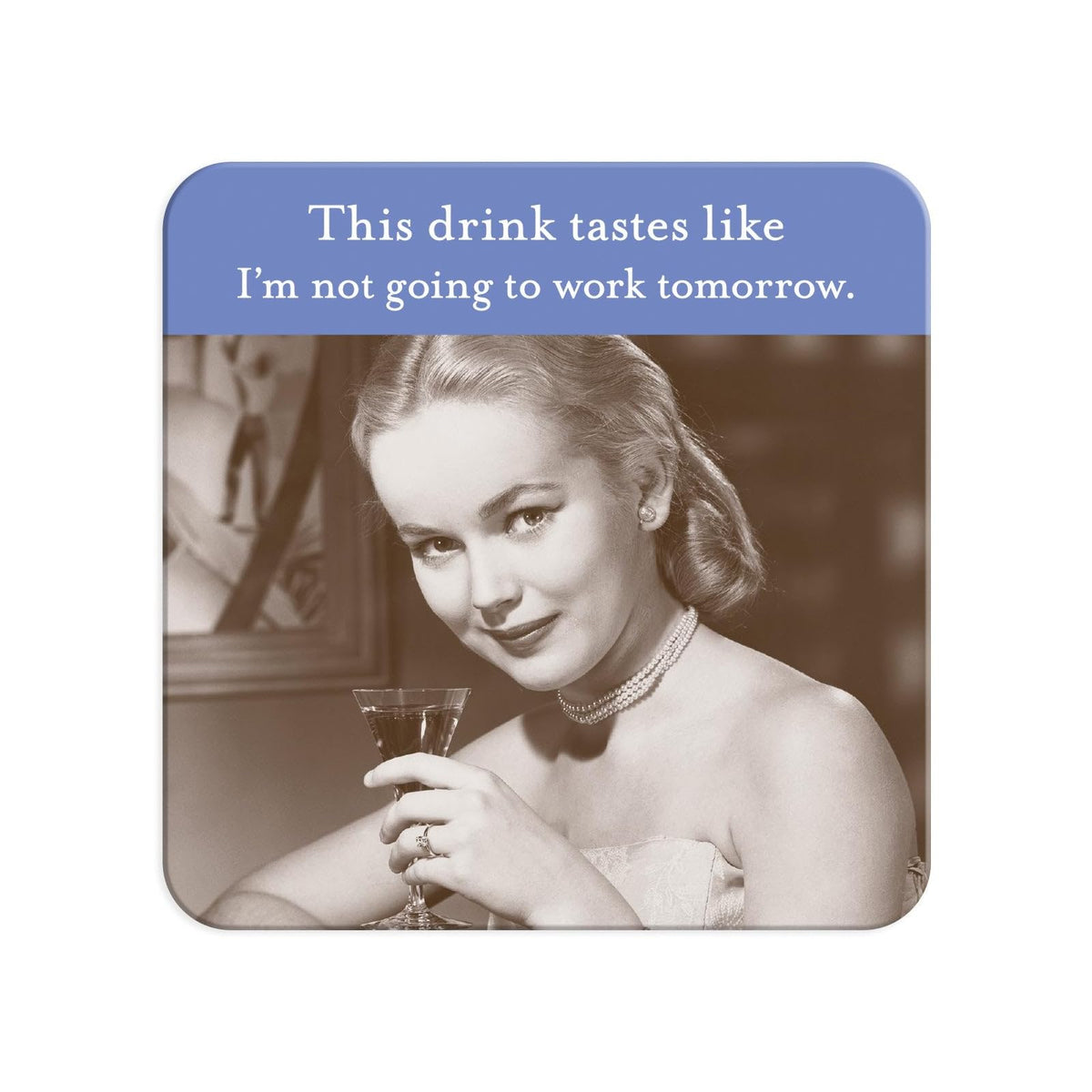 Shannon Martin Design Drink Coaster, 3.75", Multicolor