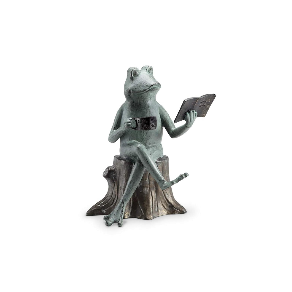 SPI Sculpture, 15 Inches High, 12 Inches Wide, 9 Inches Deep, Black Cup & Book