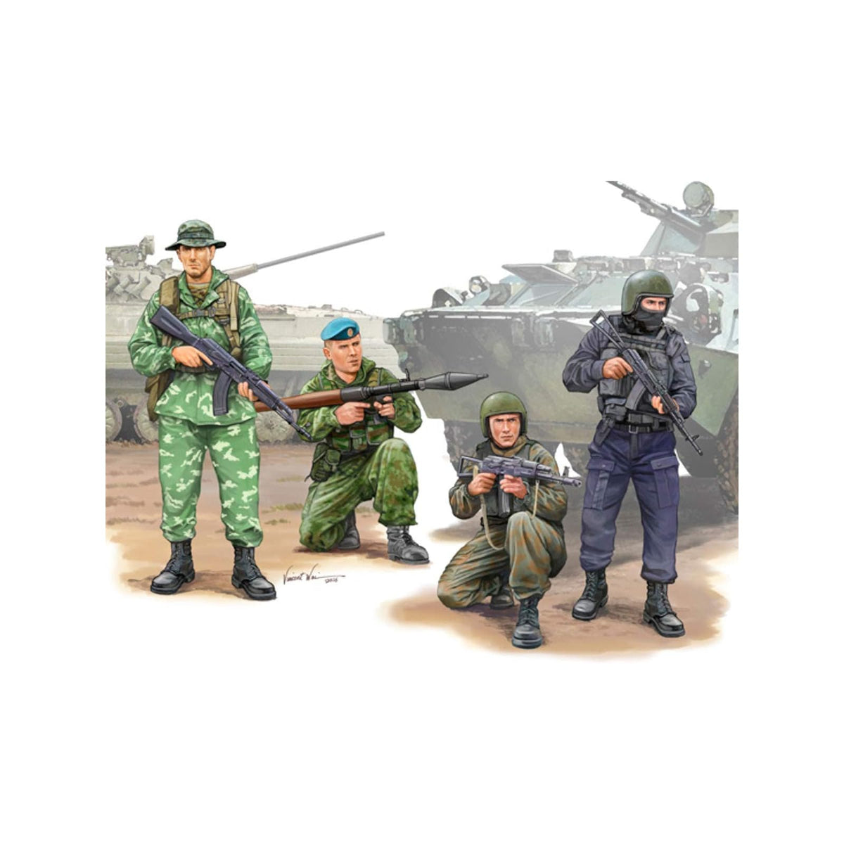 Trumpeter Toy Figure, Small, Various