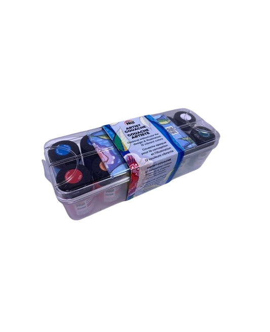 Yasutomo Niji Artist Gouache, Set of 12 Colors