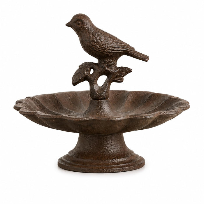 Comfy Hour 6 Inch Bird Bath Bowl, Mini Pedestal Garden Decor