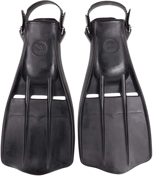 IST Rubber Rocket Scuba Diver Fins, Military Special Ops Gear, Deep Sea Diving Heavy Duty Equipment (Medium)