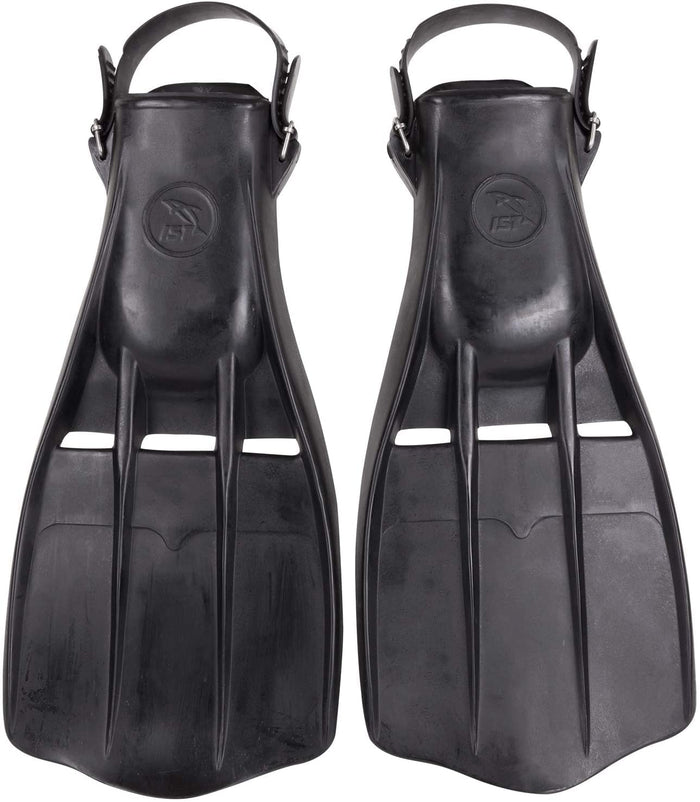 IST Rubber Rocket Scuba Diver Fins, Military Special Ops Gear, Deep Sea Diving Heavy Duty Equipment (Medium)