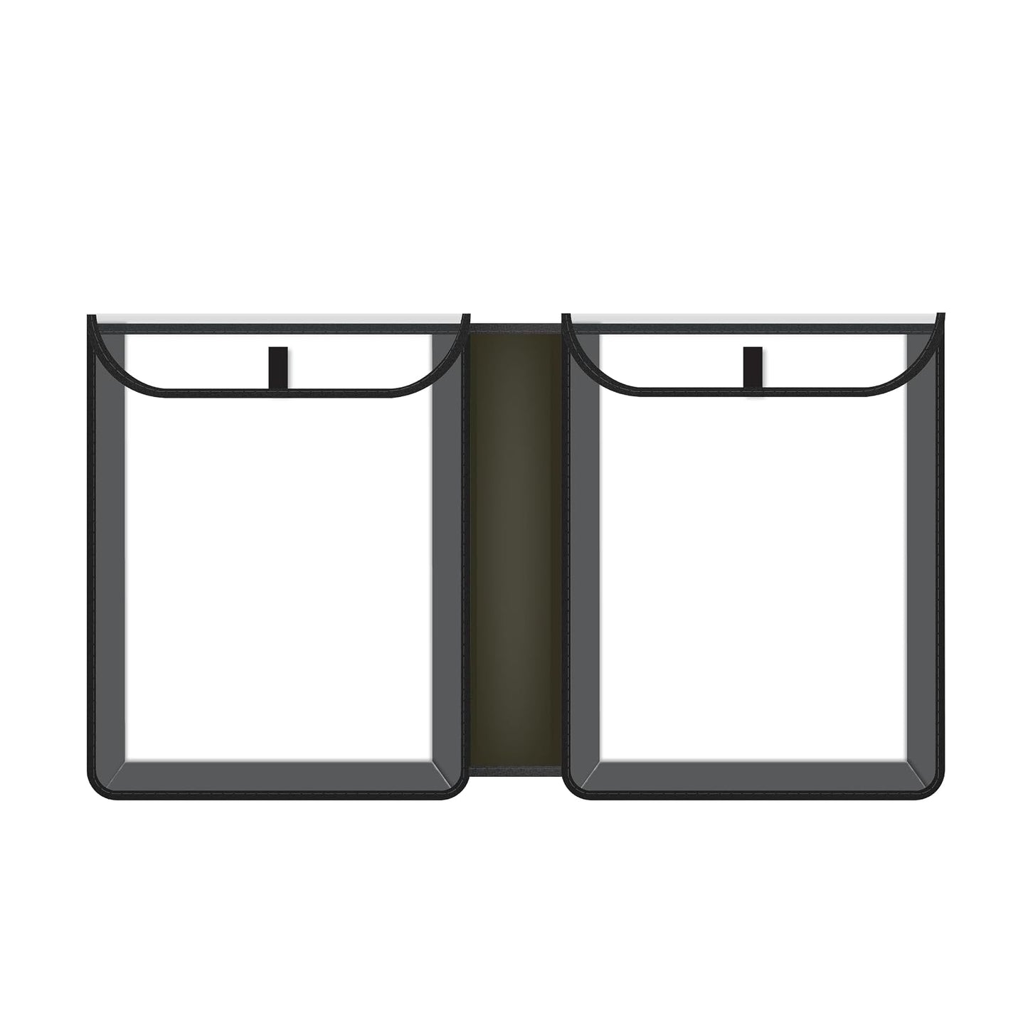 C-Line Homework Connector Folder, Black, 1/2" x 10 3/4" x 13"
