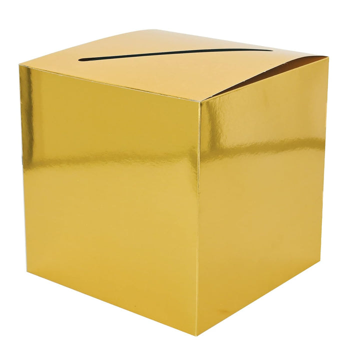 Beistle Storage Box, 9" x 9" (Pack of 1), Gold