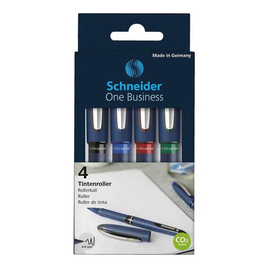 Schneider Writing Instrument, 4 Count (Pack of 1), Multicolor