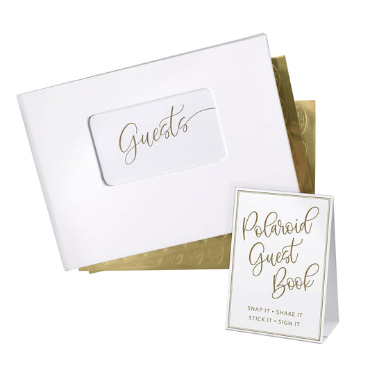 Lillian Rose Display Album, One Size, White Grey