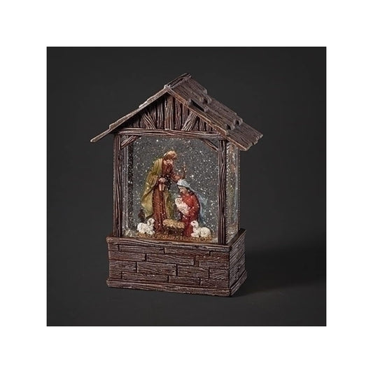 Roman Snow Globe, Brown, Classic