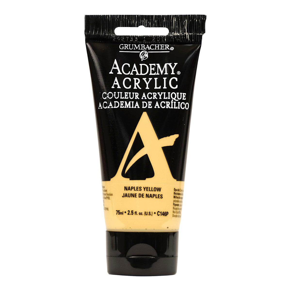Grumbacher Paint, 2.5 Ounce (Pack of 1), Naples Yellow
