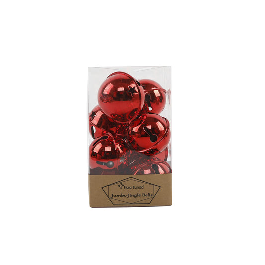 Bells 12PCS in PVC Box, Red