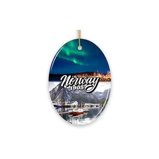 OrnamentallyYou Hanging Ornament, Charming Norway Ornament, Scandinavian Fjord L