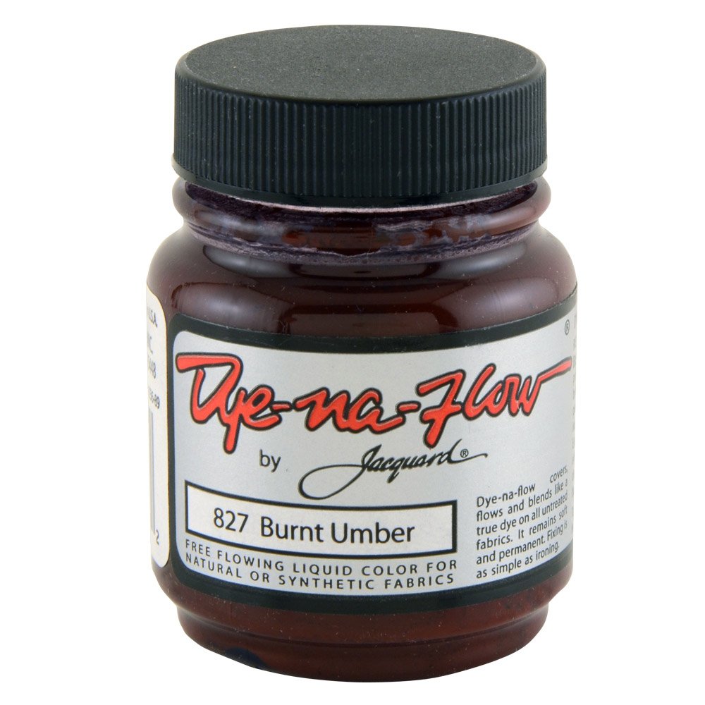 Jacquard Dye-Na-Flow Liquid Color 2-1/4 Ounces-Burnt Umber