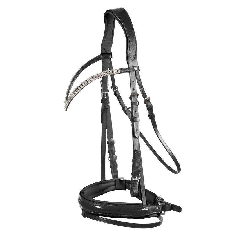 Horze Grayson Classic Dressage Ergonomic Bridle 10084-BL-F