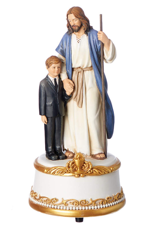 Roman 7.5" H Communion BOY with Jesus