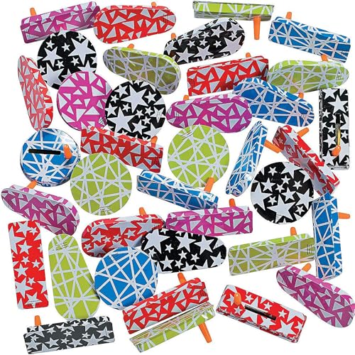 Fun Express Metal Sporting Event and Party Noisemaker Assortment 50 Pieces