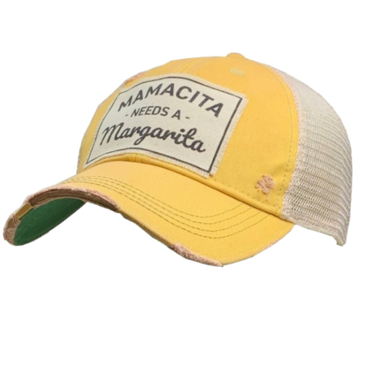 VINTAGE LIFE Hat, Yellow, Snapback