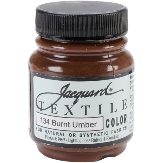 Jacquard Textile Paint 2.25 Oz Burnt Umber