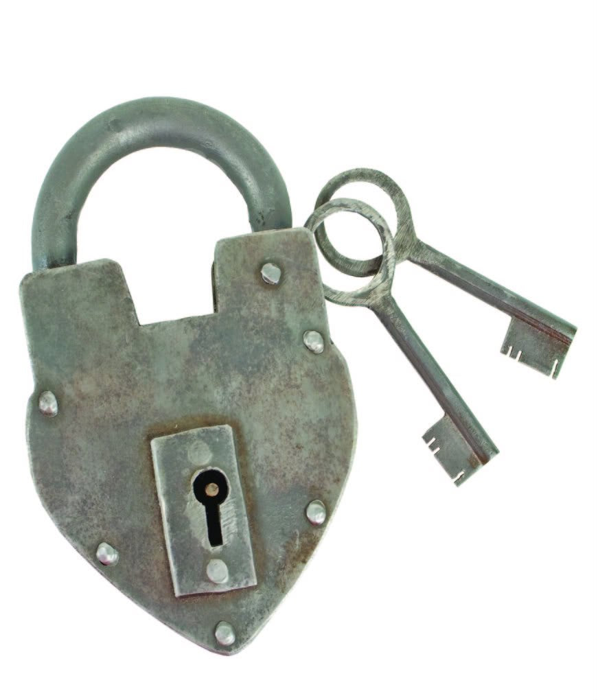INsideOUT Lock, Black, Antique