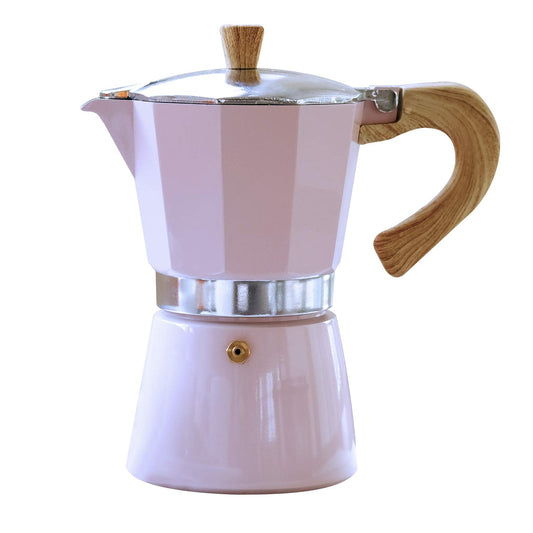 Gary Valenti Gnali & Zani VEZ006/IND/GREEN Venezia-Coffee Maker pink, 3 Tassen Espresso, Aluminium