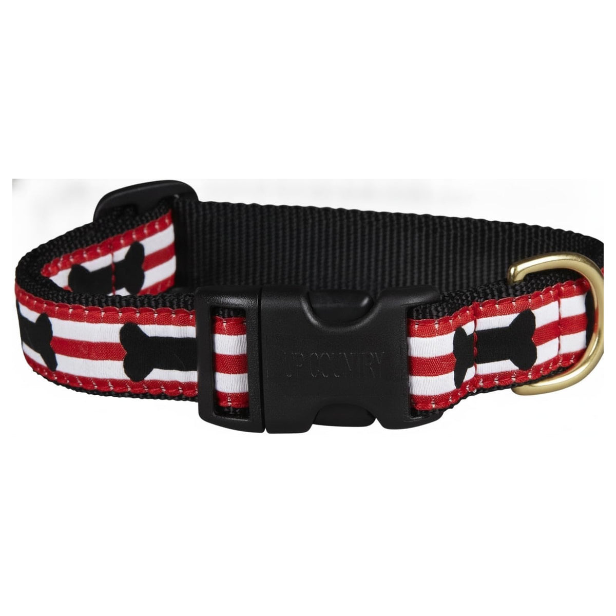 Up Country Animal Collar, L, Got Bones?