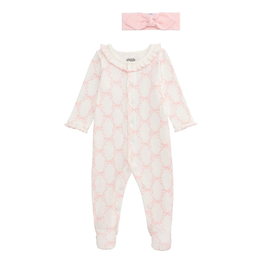 Mud Pie Pajamas, 6-9 Months, Pink