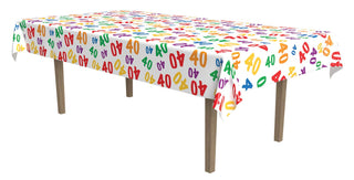 Beistle Tablecloth, 108" x 54" (Rectangular), Assorted