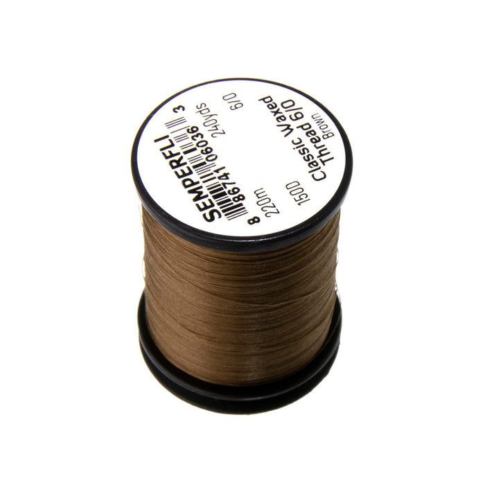 Semperfli Thread Cord, 6/0, Brown