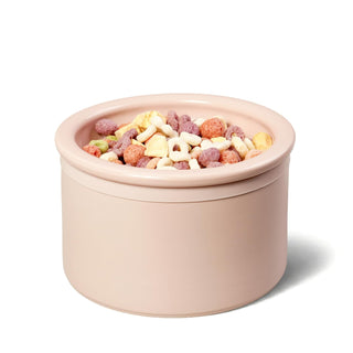 BOWLBOWL Pet Feeder, Round 3.9" / Wet, Round 3.9"-Pink
