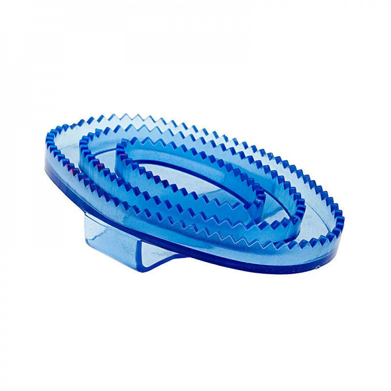 Horze Flexible Curry Comb - Size:Small Color:Blue