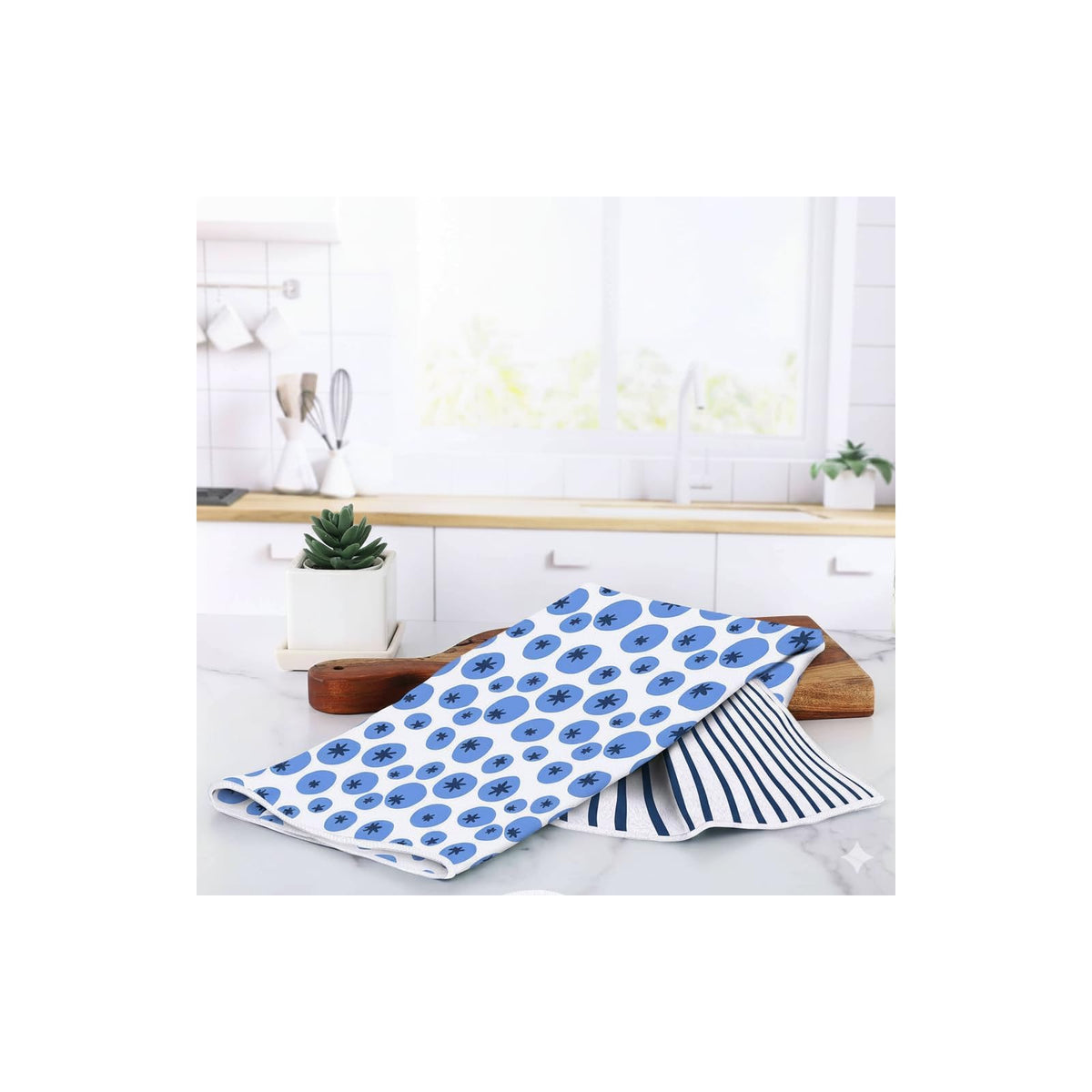 rockflowerpaper Towel, Blue