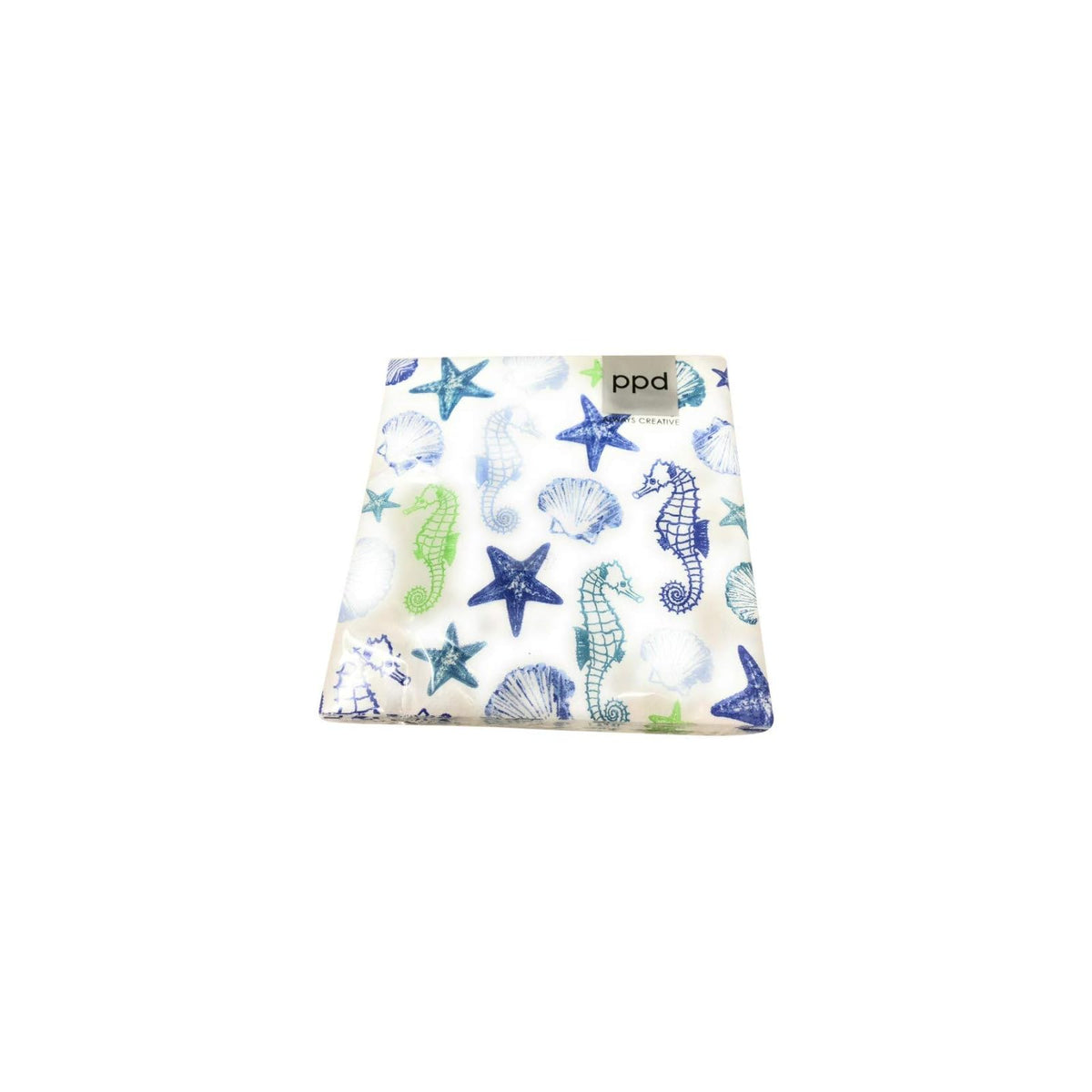PPD Disposable Napkin, Beverage Napkin, Aquarell Seaside