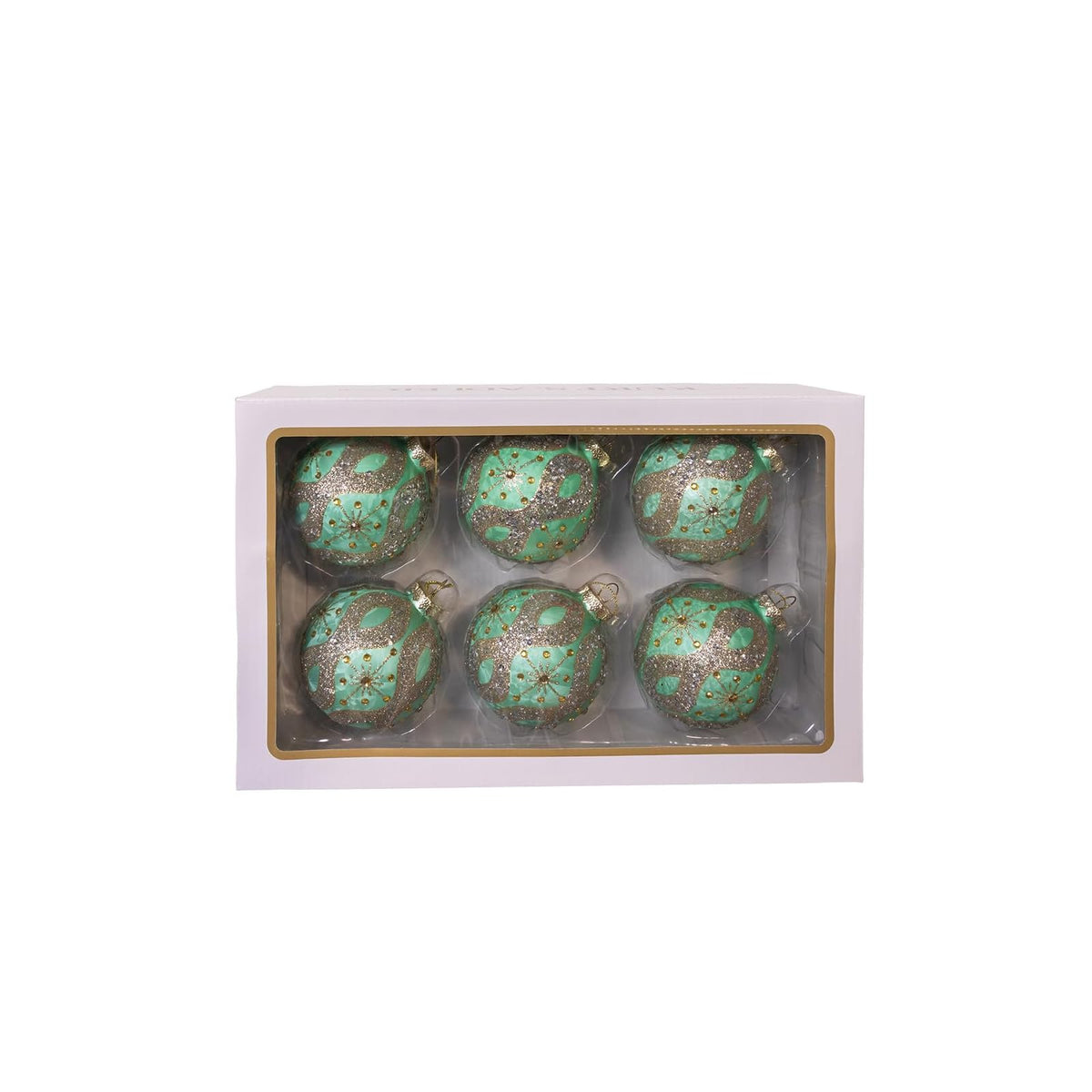 Kurt S. Adler Hanging Ornament, 3.8 inches, Teal & Blue