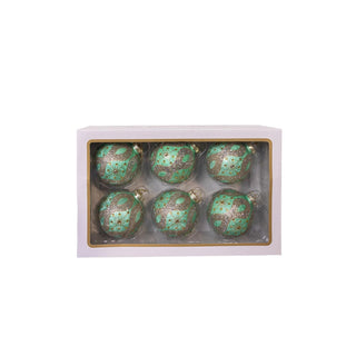 Kurt S. Adler Hanging Ornament, 3.8 inches, Teal & Blue