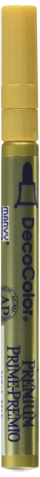 UCHIDA DecoColor Premium Fine Tip Paint Marker, Gold