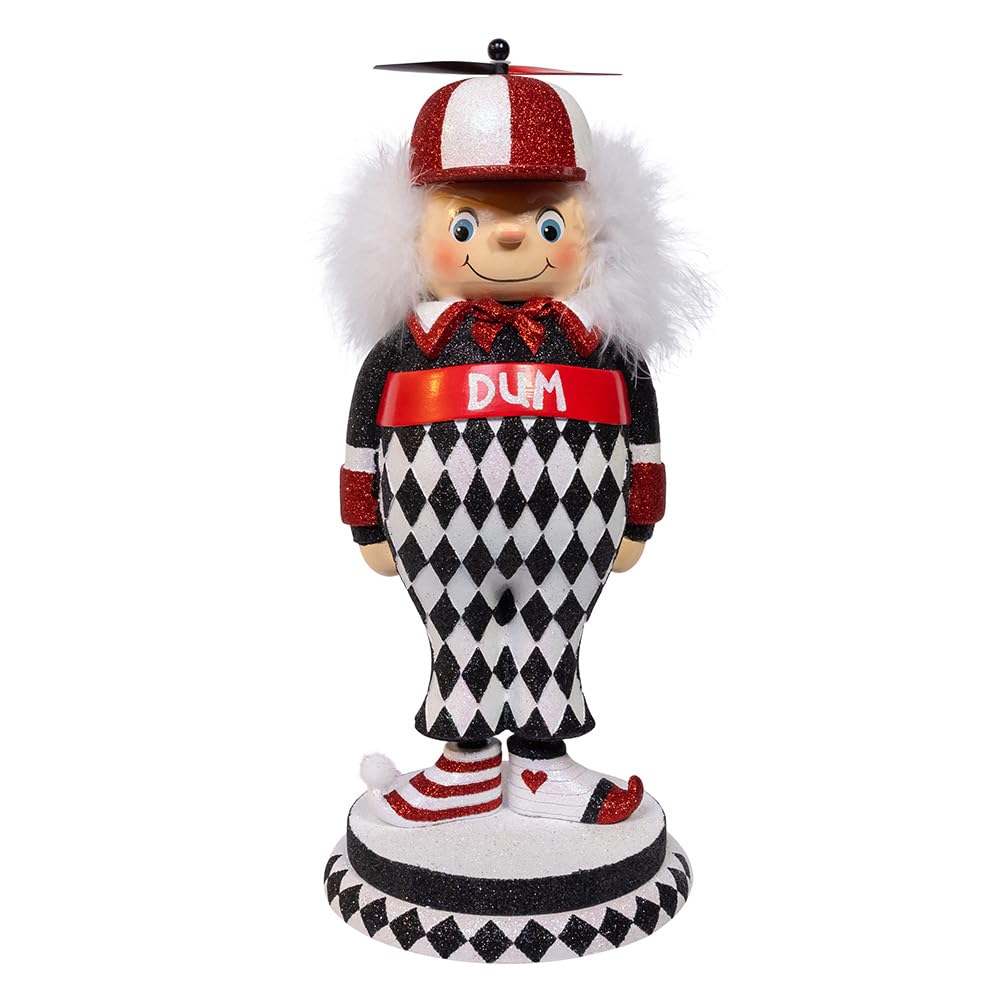 Hollywood Nutcrackers Figurine, 14.5", Black, White, & Red