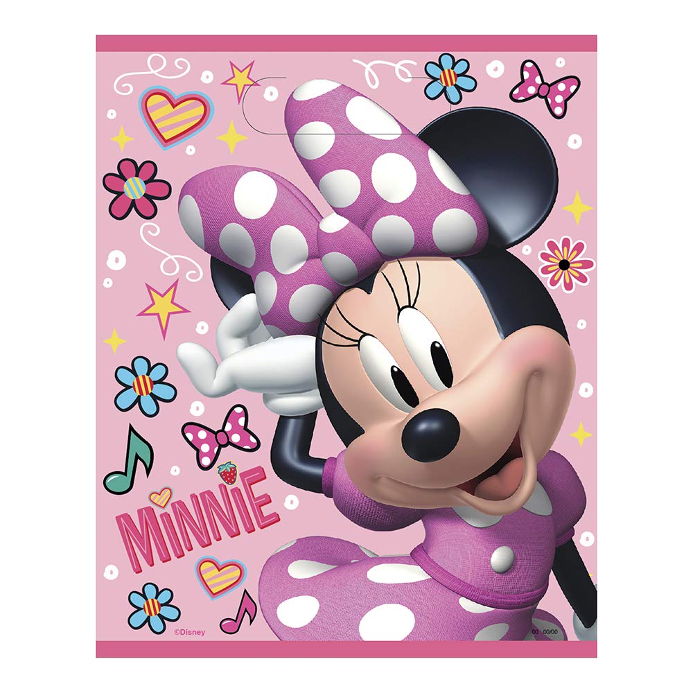Unique Industries Unique Disney Minnie Mouse Loot Bags - 8 Pcs