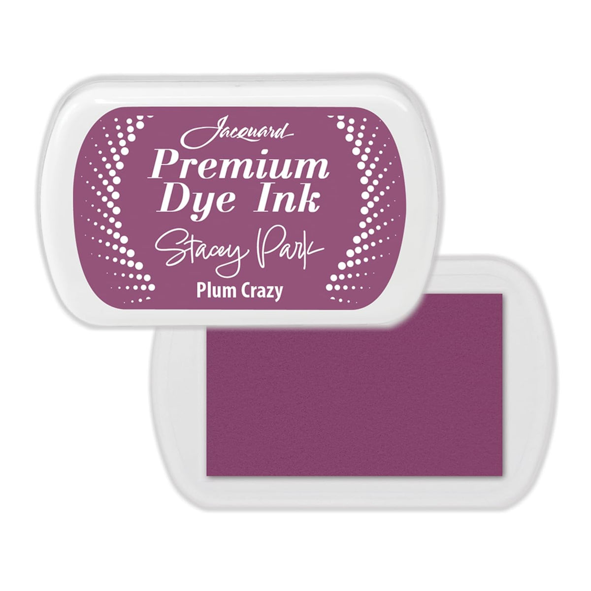 Jacquard Rubber Stamp, Plum Crazy