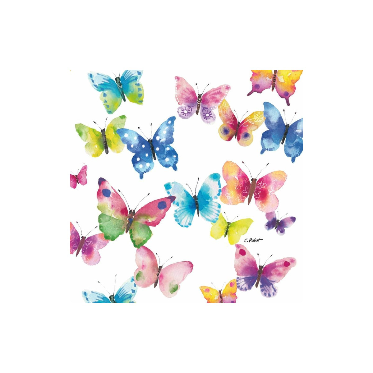 Paperproducts Design Disposable Napkin, Multicolor