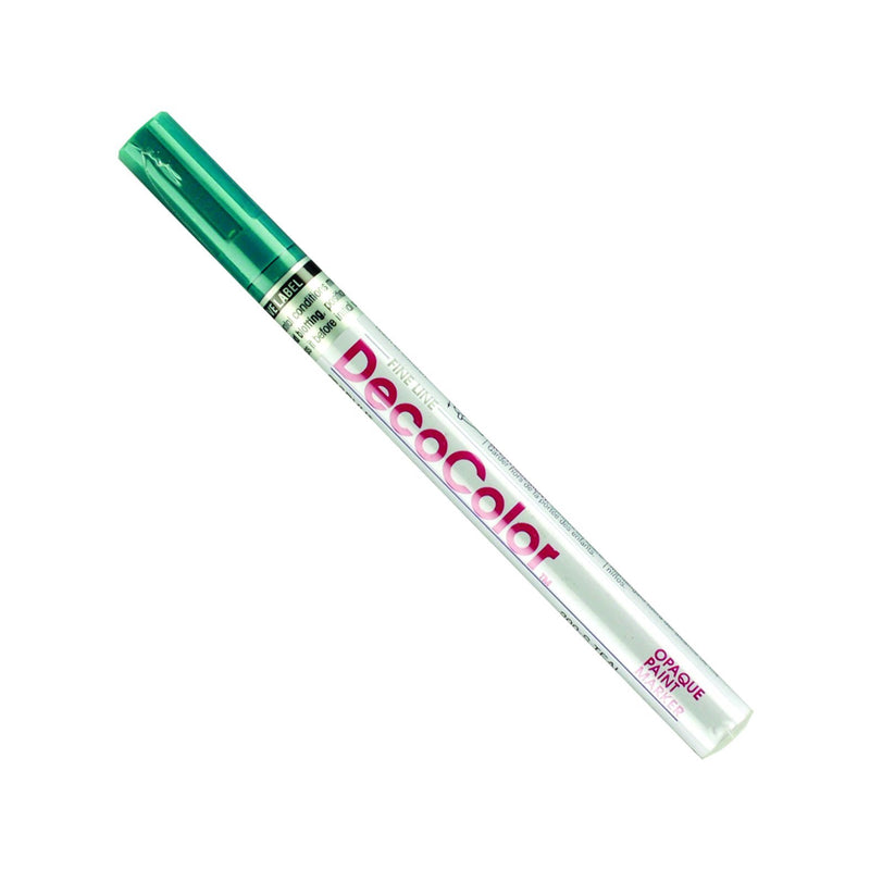 Uchida 200-C-73 Marvy Deco Color Fine Point Paint Marker, Teal