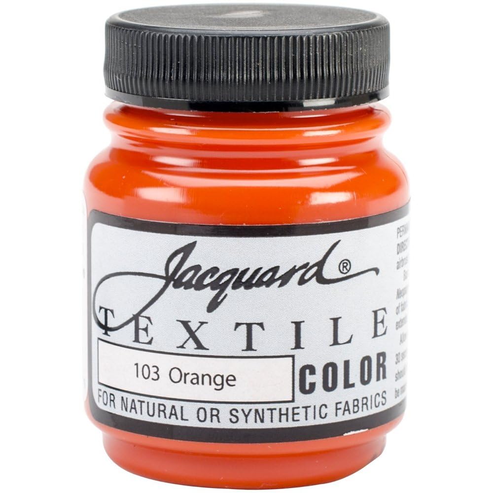 Jacquard Textile Paint 8 Oz Orange