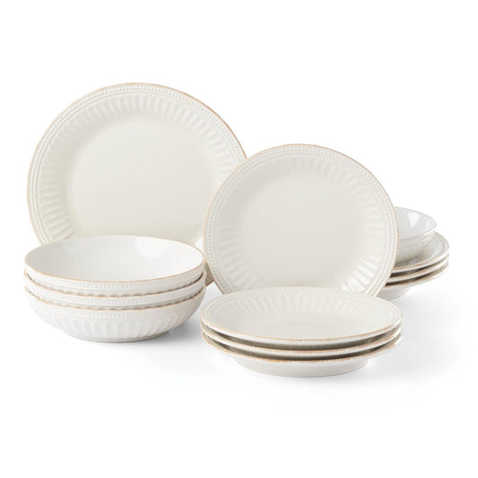 Lenox Dishware Bowl, 12 Count, Service For 4, White