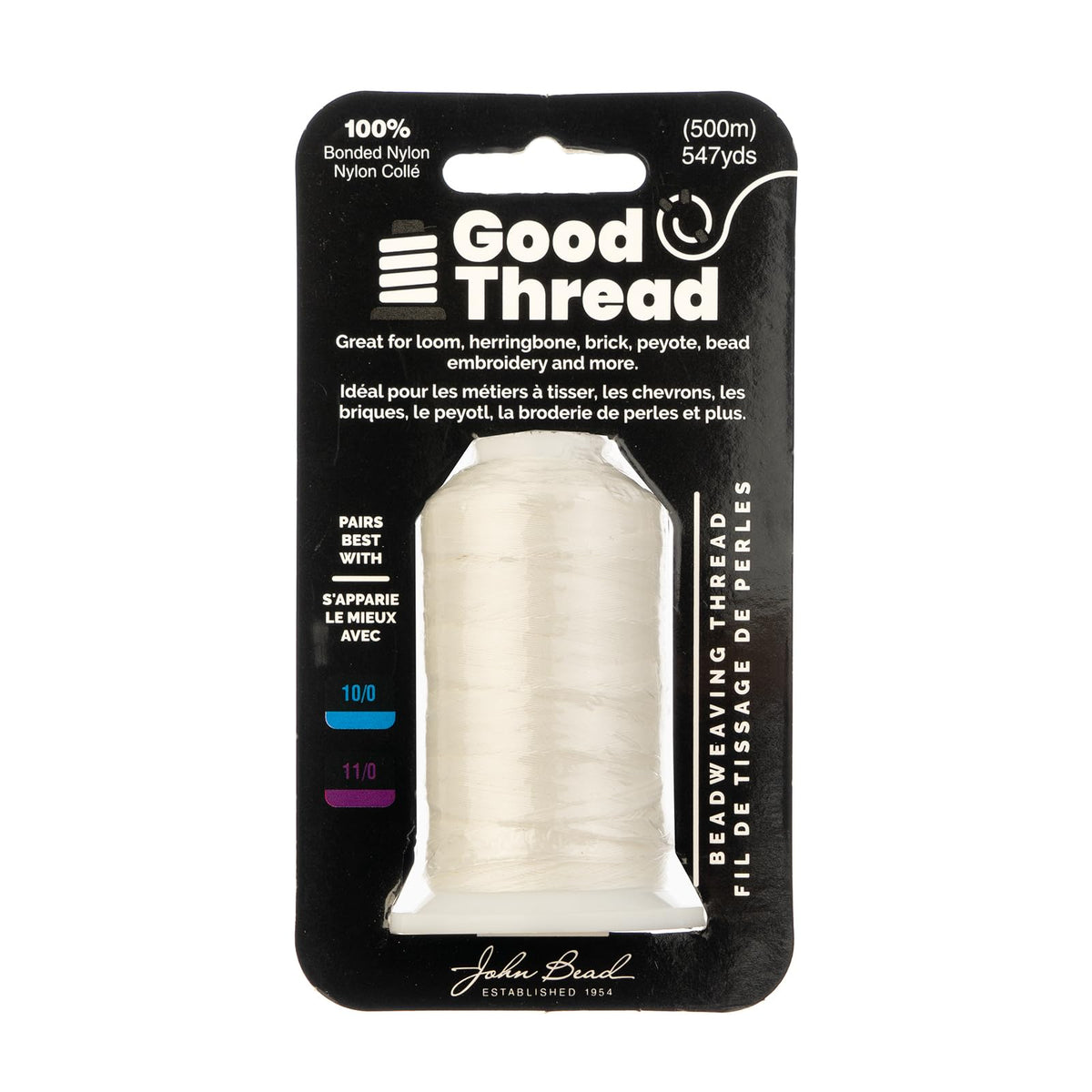 John Bead Yarn, 547 yards (500 meters), Beige