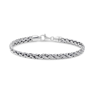 DEVATA Bracelet, XL/8.5 Inches, Paddy 5mm Oval Chain