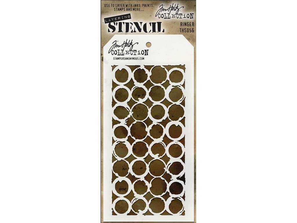 Stampers Anonymous Template Stencil, 0.25x12.7x30.48 cm, multi-colored