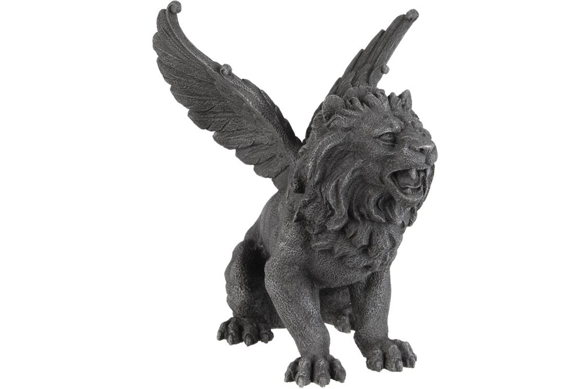 Pacific Giftware Figurine, 6.5 inches, Black With Gold Accents