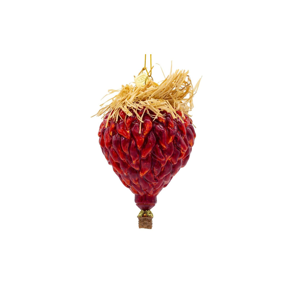 Kurt S. Adler Hanging Ornament, 3" x 3" x 4.25", Multi Color