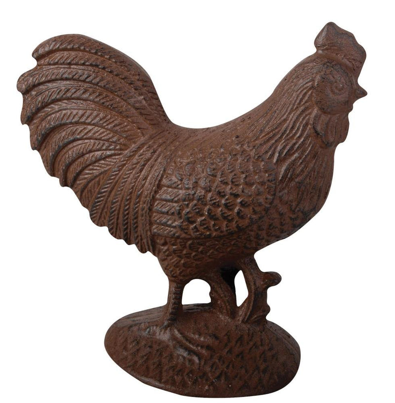 Esschert Design Cast Iron Decorative Rooster, Large