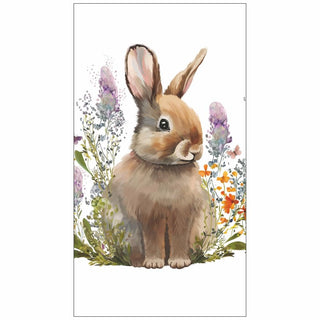 Paperproducts Design Belle Bunny Guest Towel, Pack of 15, 5 x 8-Inch, Paper