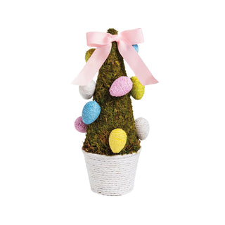 Mud Pie Artificial Tree, 12" x 4" dia, Green