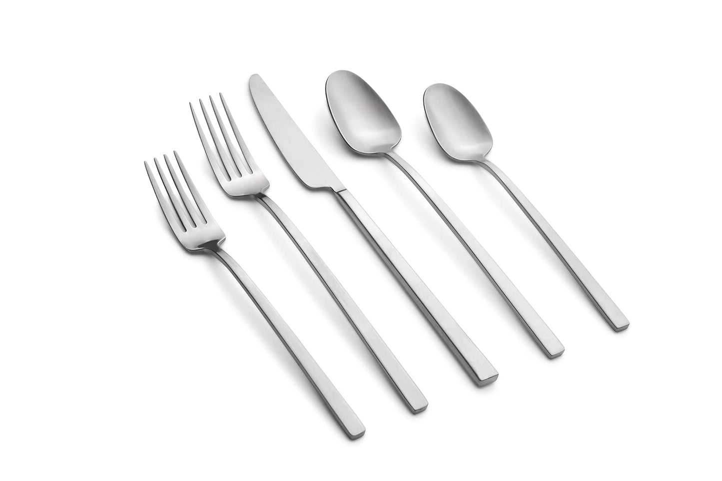 CAMBRIDGE Damaris 20-Piece Flatware Set, Service for 4, 0, SILVER SATIN